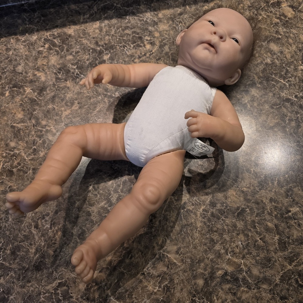 17" Reborn Berenguer Baby Doll Weighted With Cloth Body Around 3.2 Lbs 03-05 - Picture 10 of 14